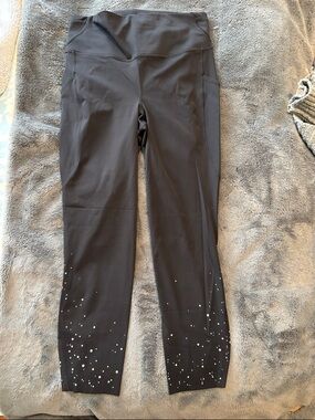 lululemon Fast and Free Reflective Cropped 23” size 8